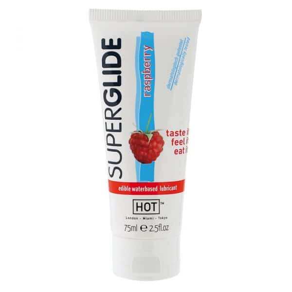 Edibles Superglide Lube Raspberry (75ml)