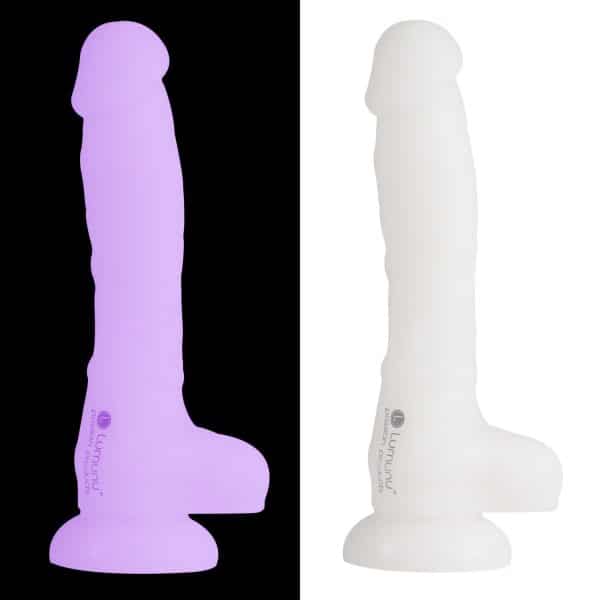 Deluxe Silikon Leucht Dildo "Strahlemann"