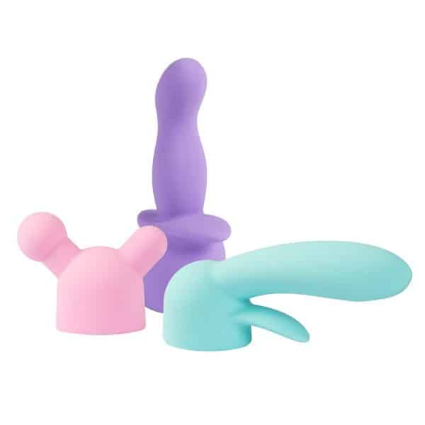 Deluxe Massager Aufsatz Set (pastell)