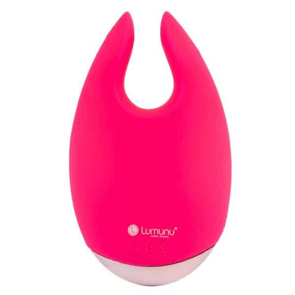 Deluxe 2-in-1 Silikon Stimulator und Auflegevibrator mit Klitorisstimulation "Lustregent"