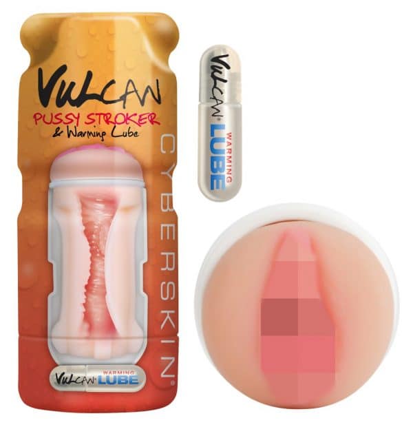 Masturbator „Vulcan Pussy Stroker“ mit wärmendem Gleitgel