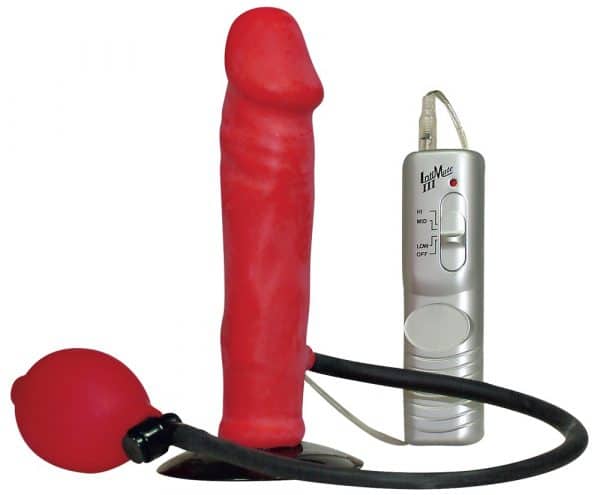 Naturvibrator „Red Ballon“ mit Saugfuß und zum Aufpumpen