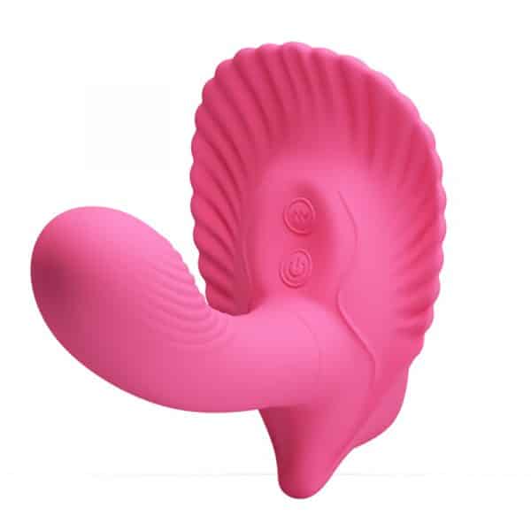 Raffinierter Muschelschalen G-Punkt Vibrator - Hellrosa