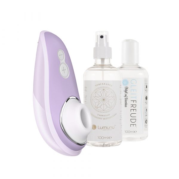 Womanizer "Liberty" + Gleitgel & Toy Cleaner (Lila)